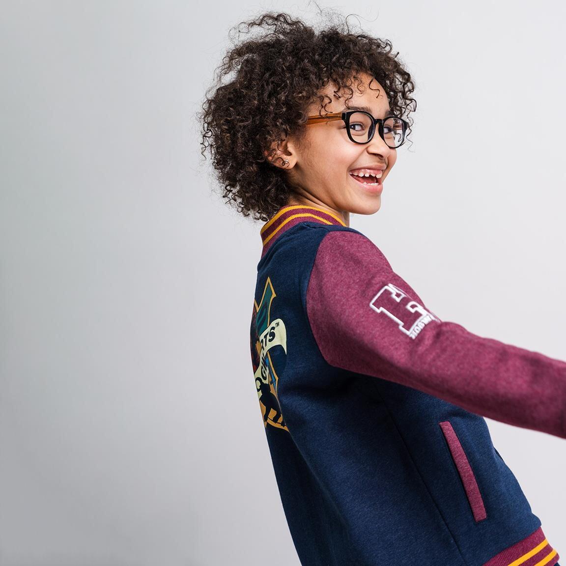 Moletom estilo universitário masculino Harry Potter em algodão macio, azul 6/7