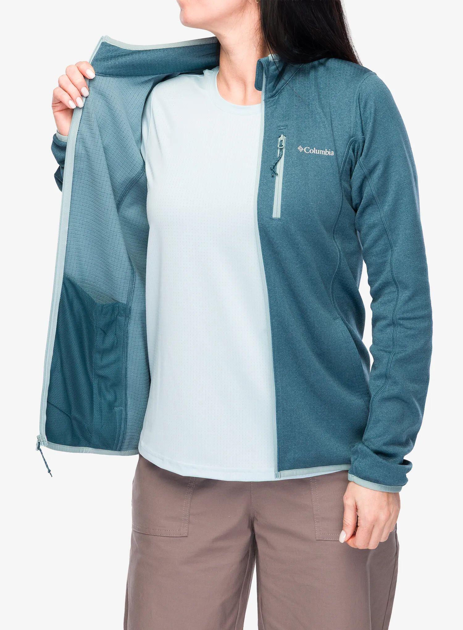 Bluza polarowa damska Columbia Essential Hike Grid Fleece Full Zip 5/7