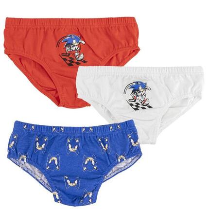Ensemble de sous-vêtements pour garçons Sonic Cotton avec trousse de toilette