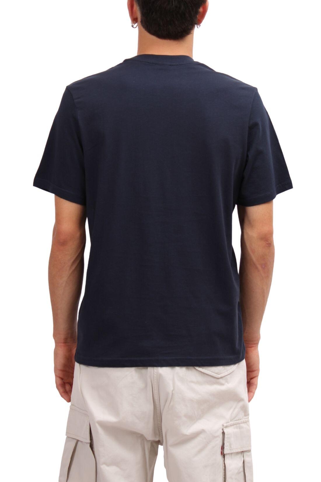 NORTH SAILS T-shirt heren met logo, maat 4XL, wit, marineblauw 3/3