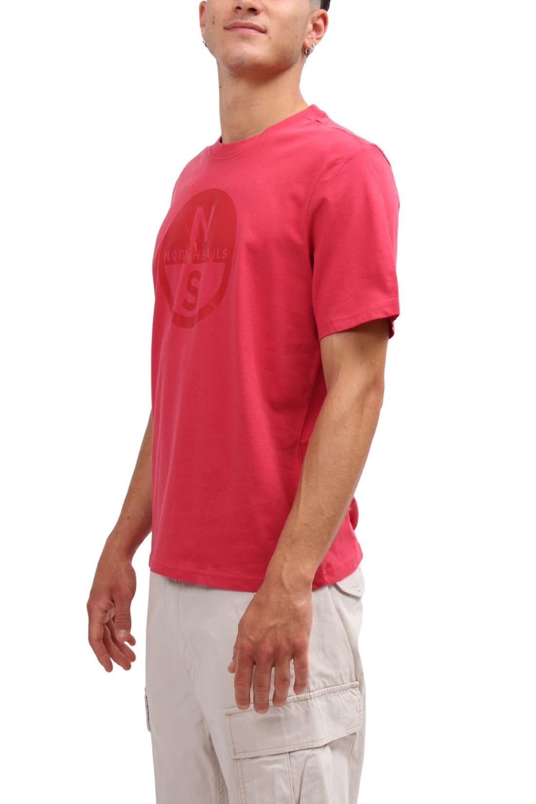 NORTH SAILS - heren T-shirt met ronde hals en logo, maat XL, kleur wit. 2/3