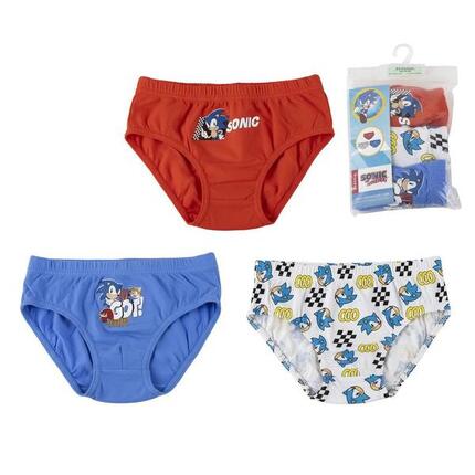 Ensemble de sous-vêtements pour garçons Sonic Cotton avec trousse de toilette
