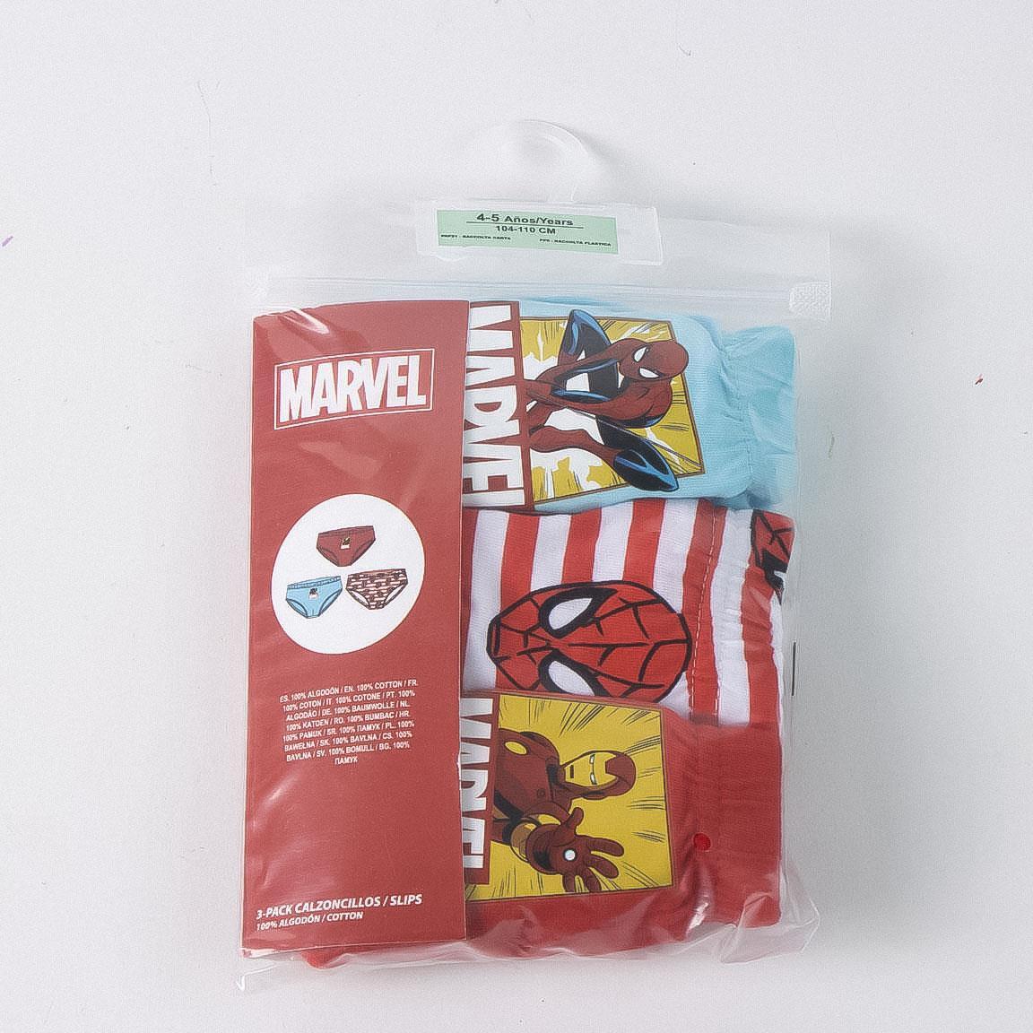 Lot de sous-vêtements Marvel pour enfants, en coton doux, multicolores 6/6