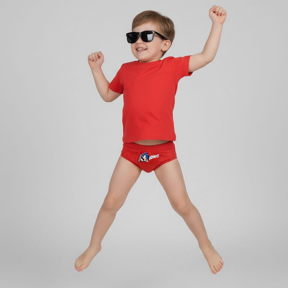 Lot de sous-vêtements pour enfants Sonic, en coton doux, multicolores 6/6