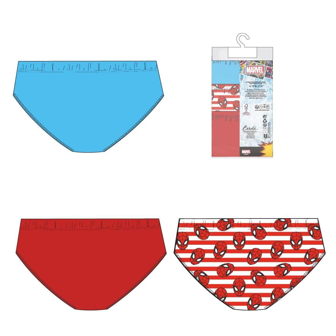 Confezione di boxer da ragazzo Avengers, in cotone elasticizzato multicolore 2/5