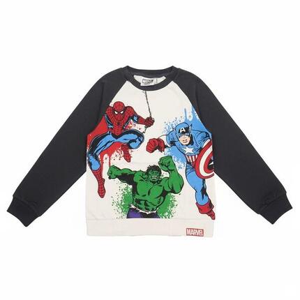 Sweat-shirt Marvel pour chien, sweat à capuche en maille douce noir et gris