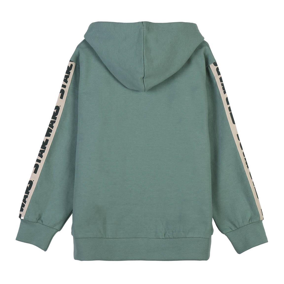 Sweat à capuche enfant The Mandalorian, en coton doux, vert 2/5