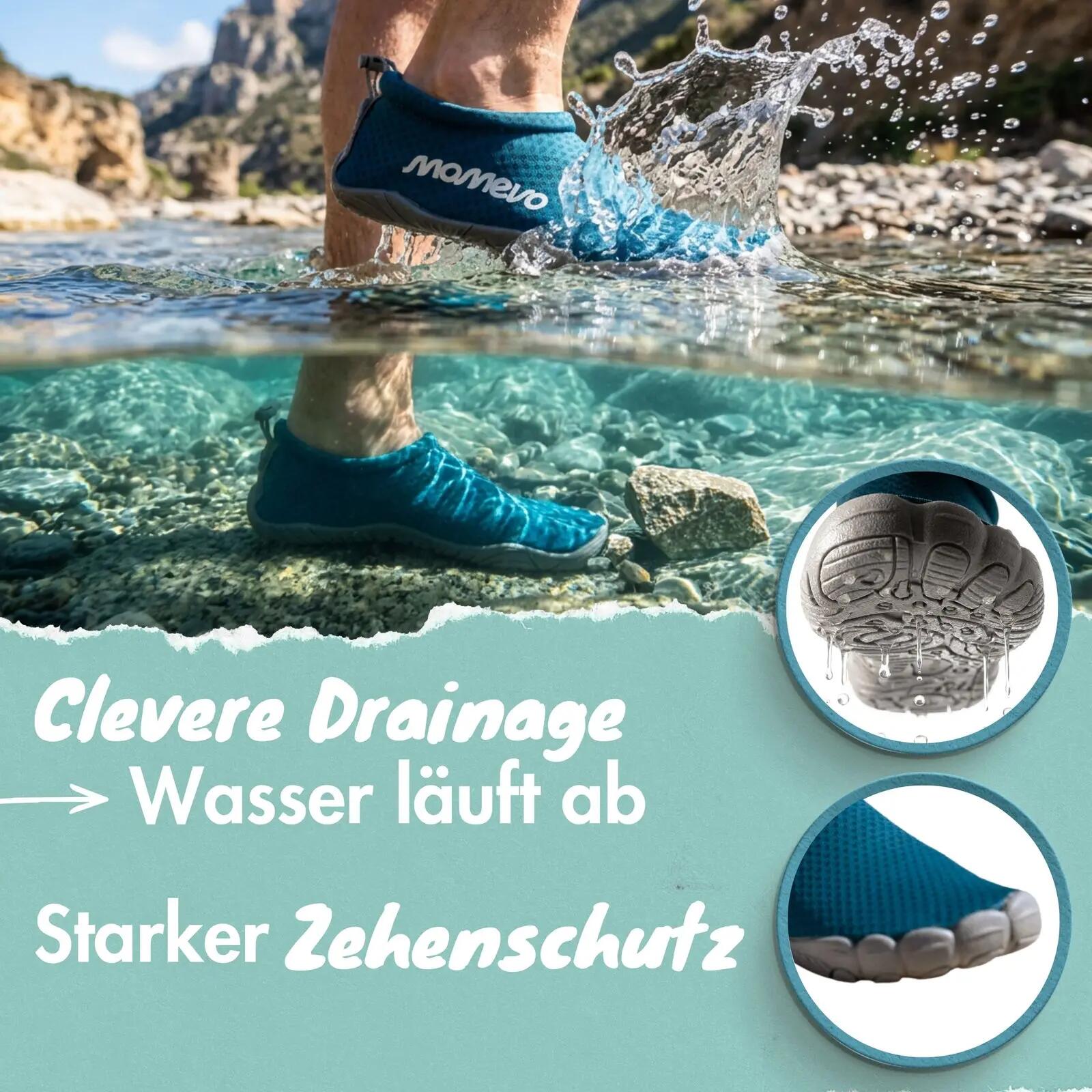 Wasserschuhe Watermates - Barfuß Unisex Badeschuhe 4/7