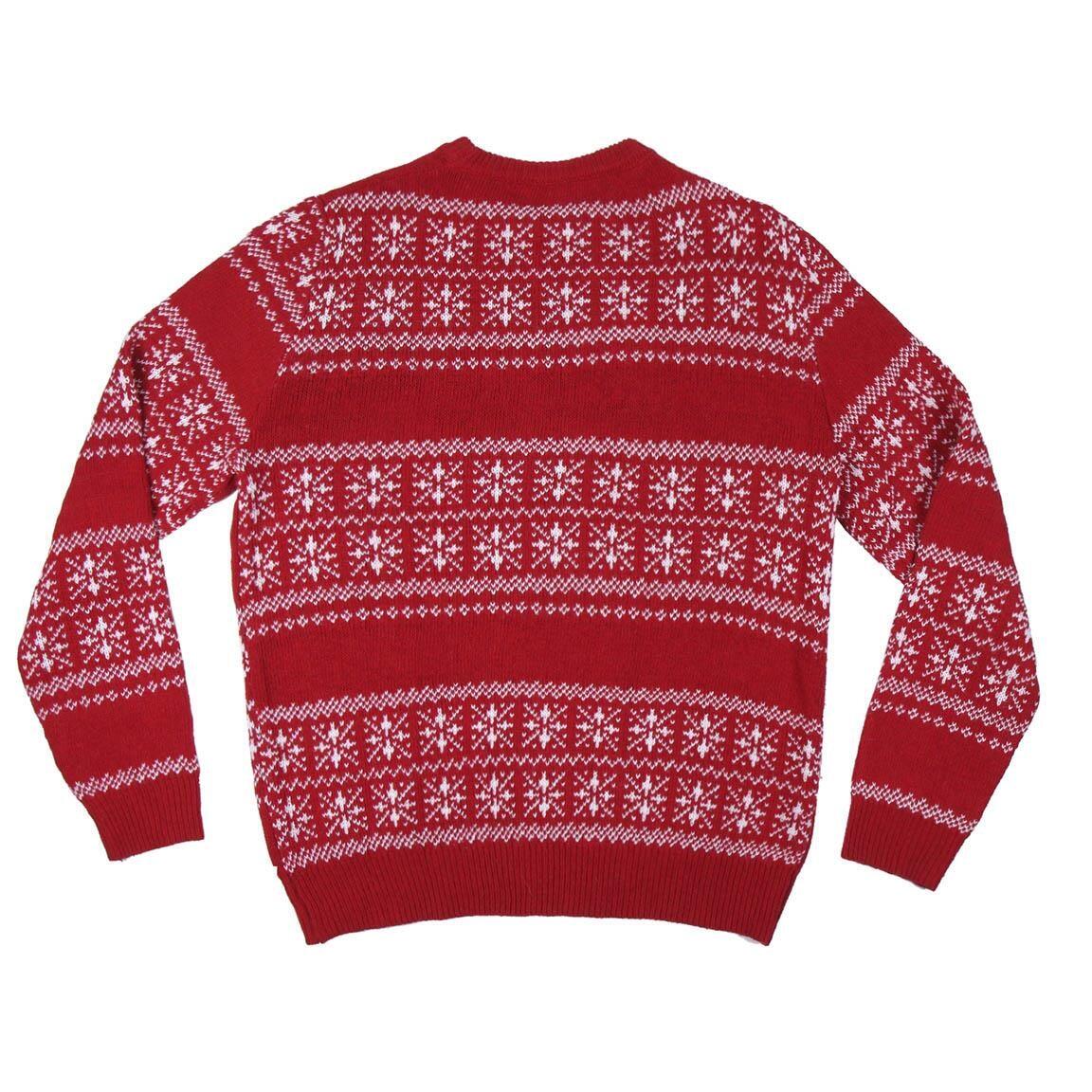 Jersey Navideño Infantil Minnie de Punto Suave con Estampado Rojo 2/3