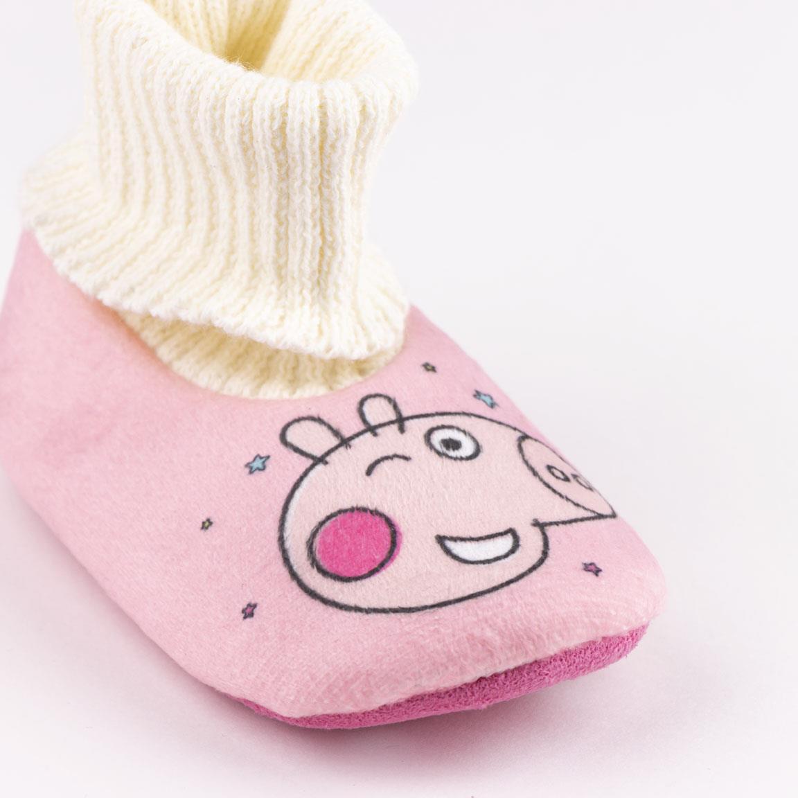 Pantofole antiscivolo per bambini di Peppa Pig in poliestere, rosa 7/7