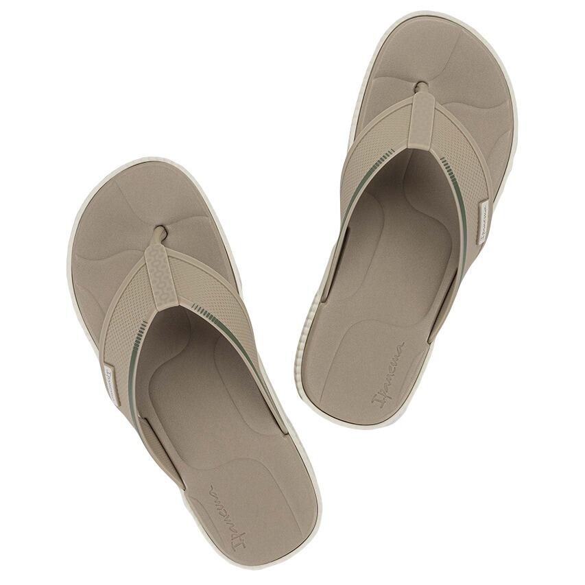 Heren Teenslippers Vintage Beige 3/3