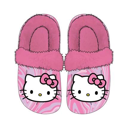 Hausschuhe im Clog-Stil Hello Kitty, rutschfest, rosa