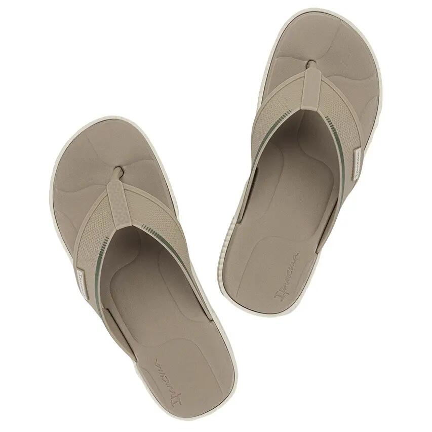 Heren Teenslippers Vintage Beige 3/3