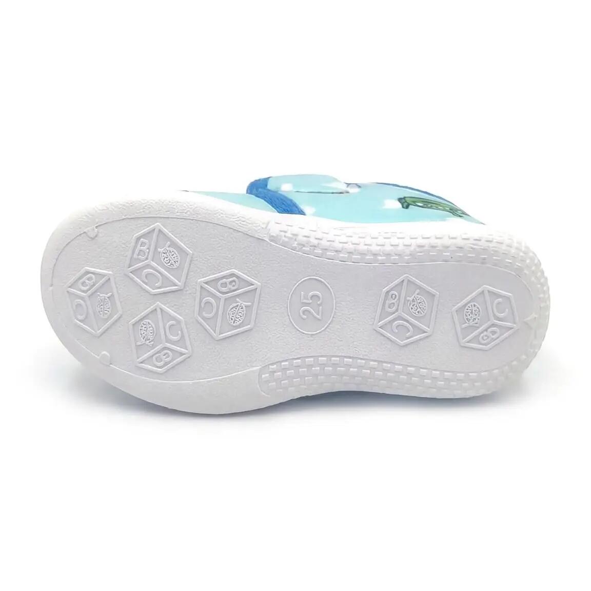 Pantofole a stivaletto medio per bambini Toy Story, antiscivolo, blu 3/7