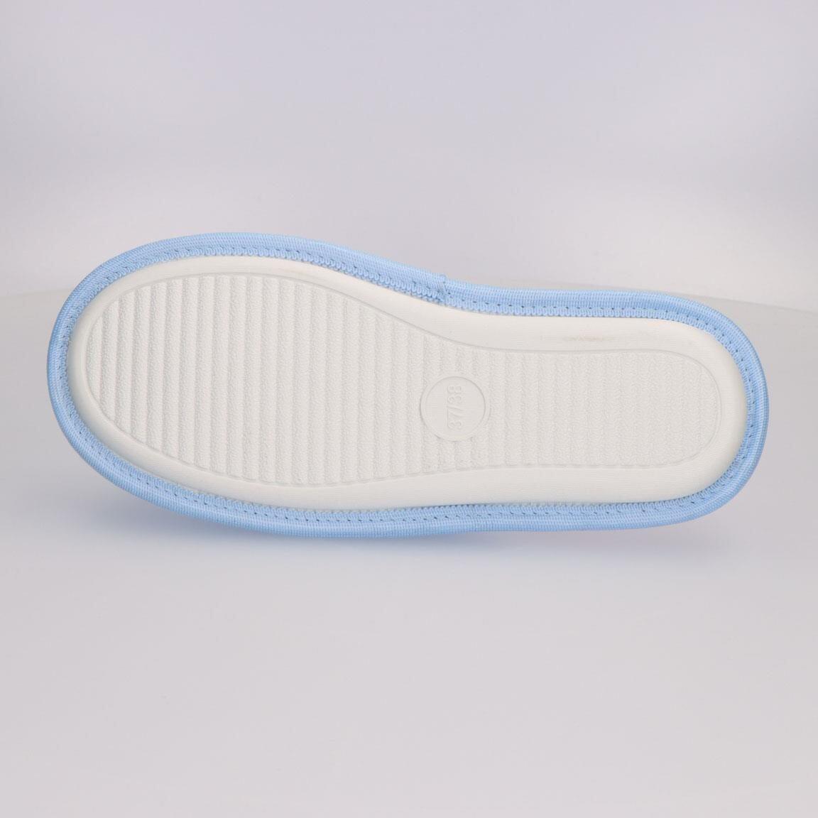 Zapatillas de Casa Abiertas Adultos Stitch de Poliéster Antideslizantes Azules 4/4