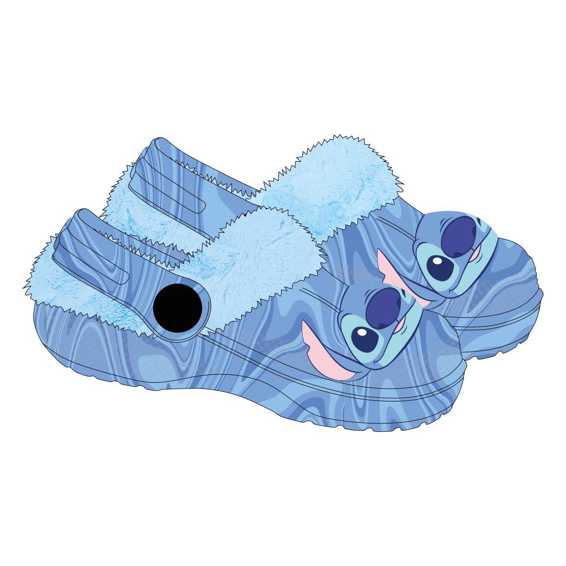 Zapatillas de Casa Zueco Adultos Disney/Stitch Antideslizantes Azules 4/6
