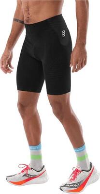 Pantaloncini Compressport Run Under Control Nero Uomo