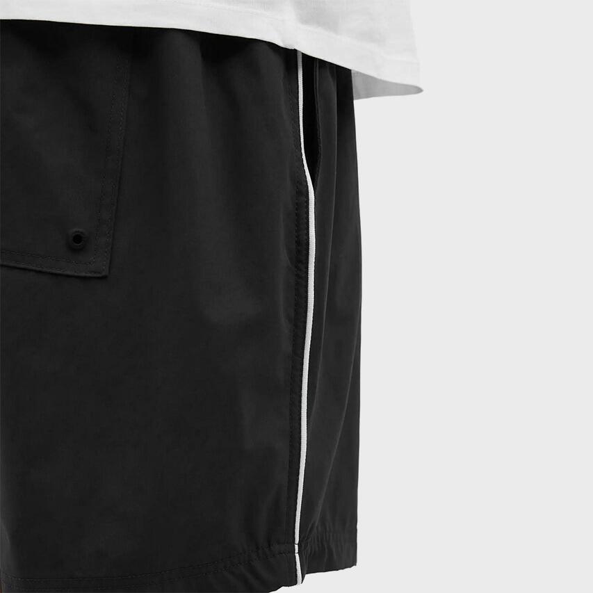 Heren Zwemshort Plus Size Splice Logo Zwart 7/7