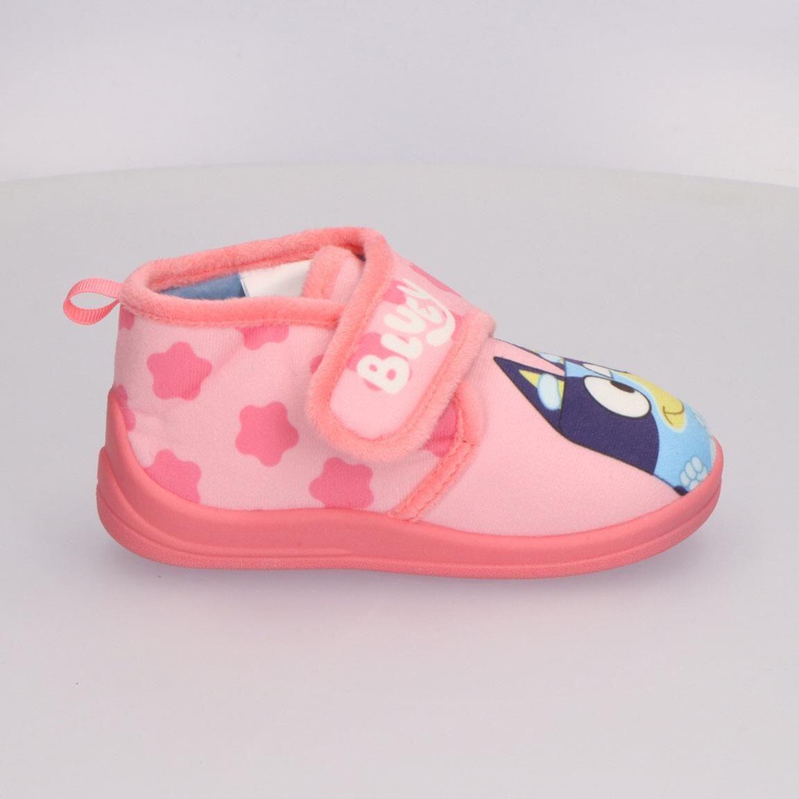 Chaussons montants antidérapants bleu et rose pour enfants 2/4
