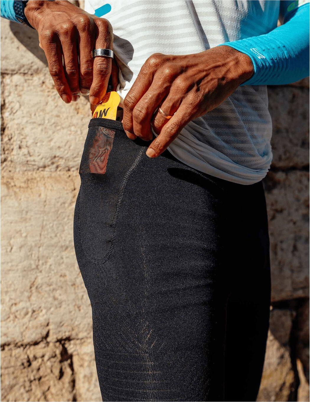 Pantaloncini Compressport Run Under Control Nero Uomo 5/5