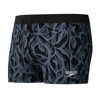Heren valmilton aquashort zwart & grijs multi