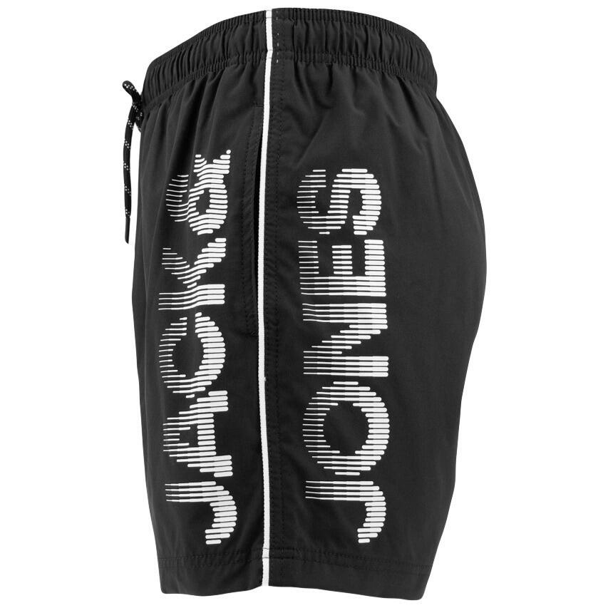 Heren Zwemshort Plus Size Splice Logo Zwart 5/7