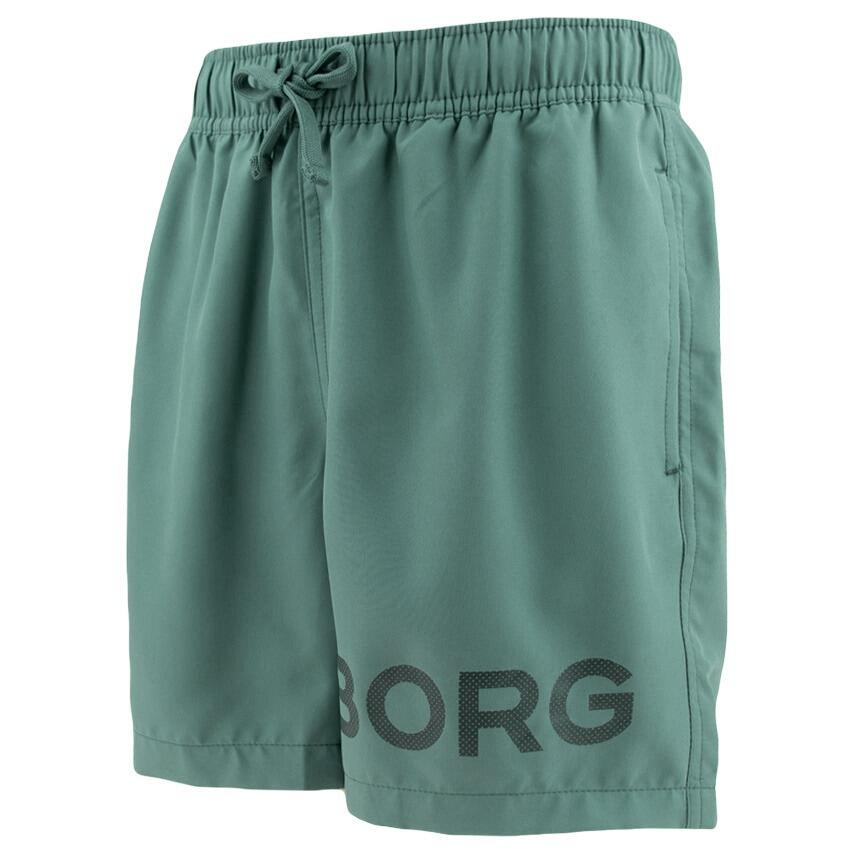 Kids Zwemshort Borg Logo Groen II 7/7