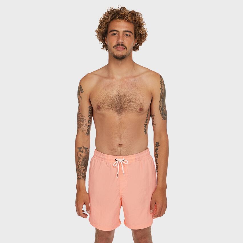 Heren Vert Zwemshort Basic Mini Logo Oranje 2/4