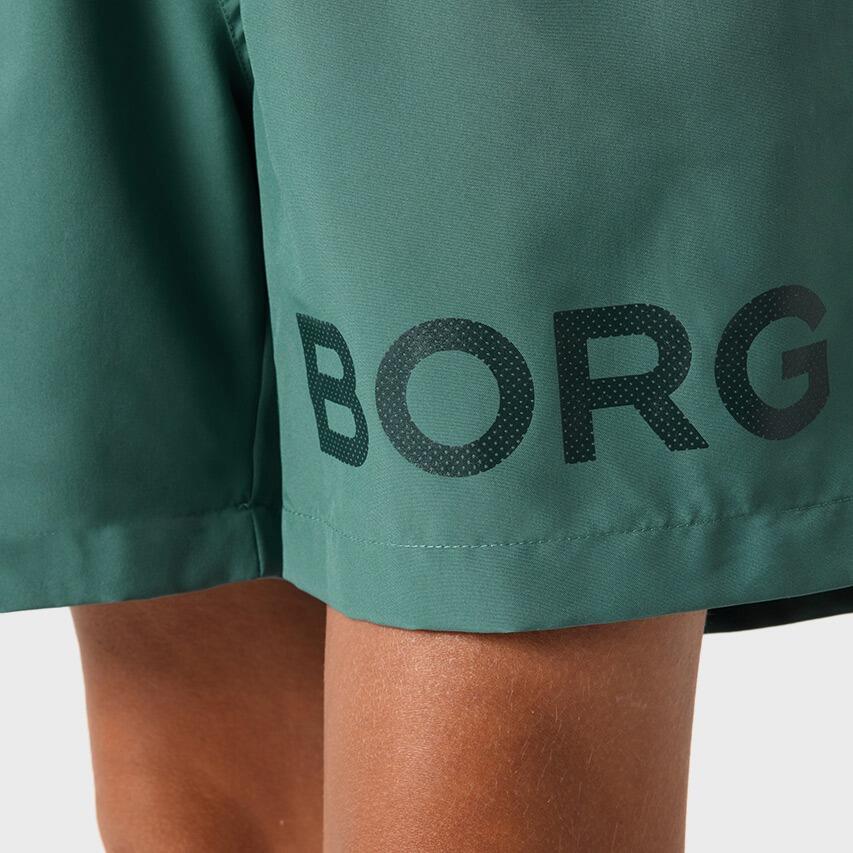Kids Zwemshort Borg Logo Groen II 6/7