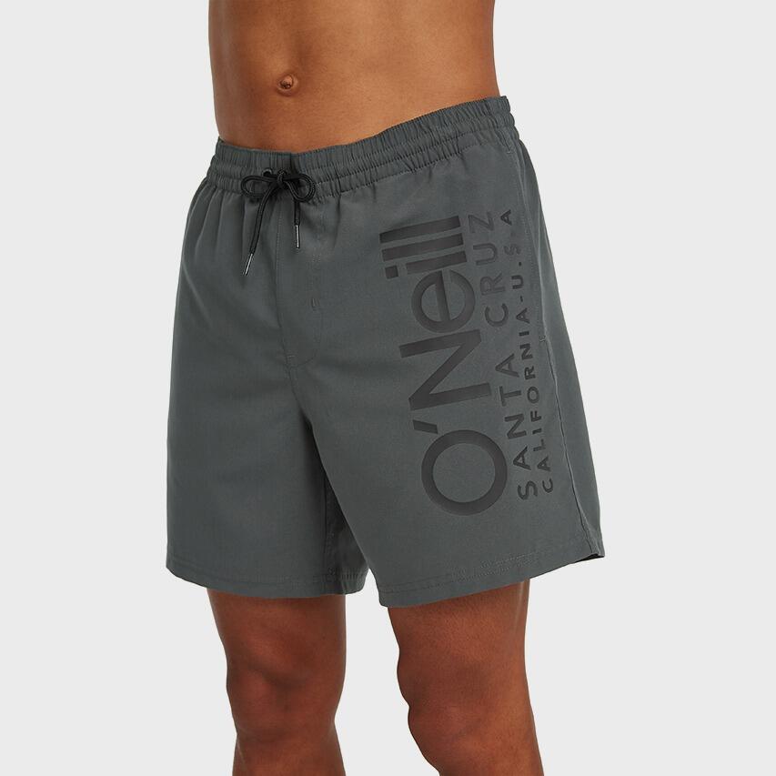 Heren Zwemshort Cali Logo Grijs 5/6