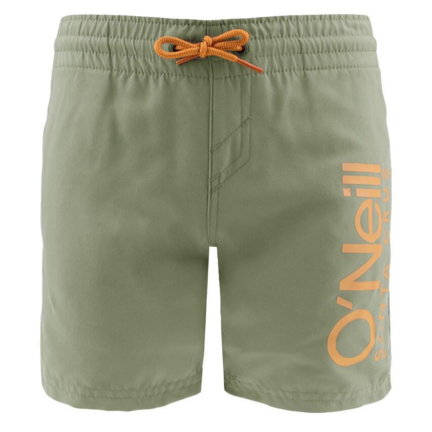 Kids Cali Zwemshort Logo Groen 2/4