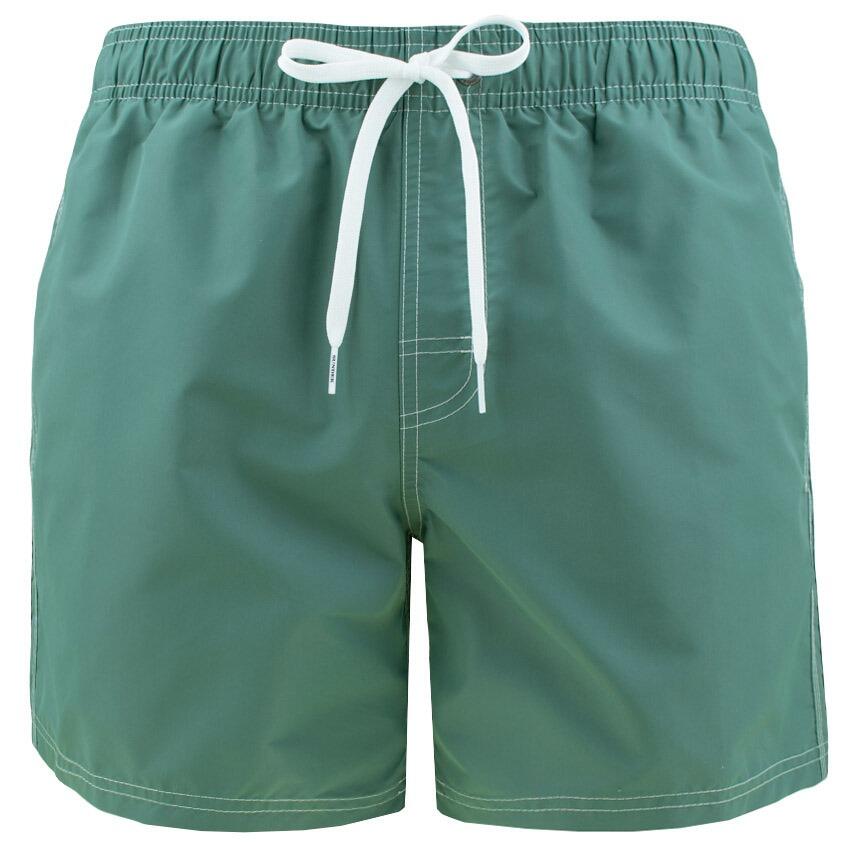 Heren Elastic Waist Zwemshort Groen A1602 4/6