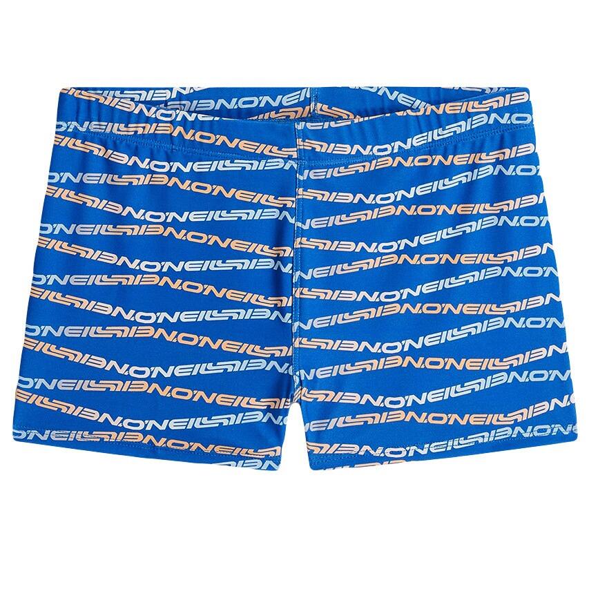 Kids Zwemboxer Print Racer Blauw 2/3