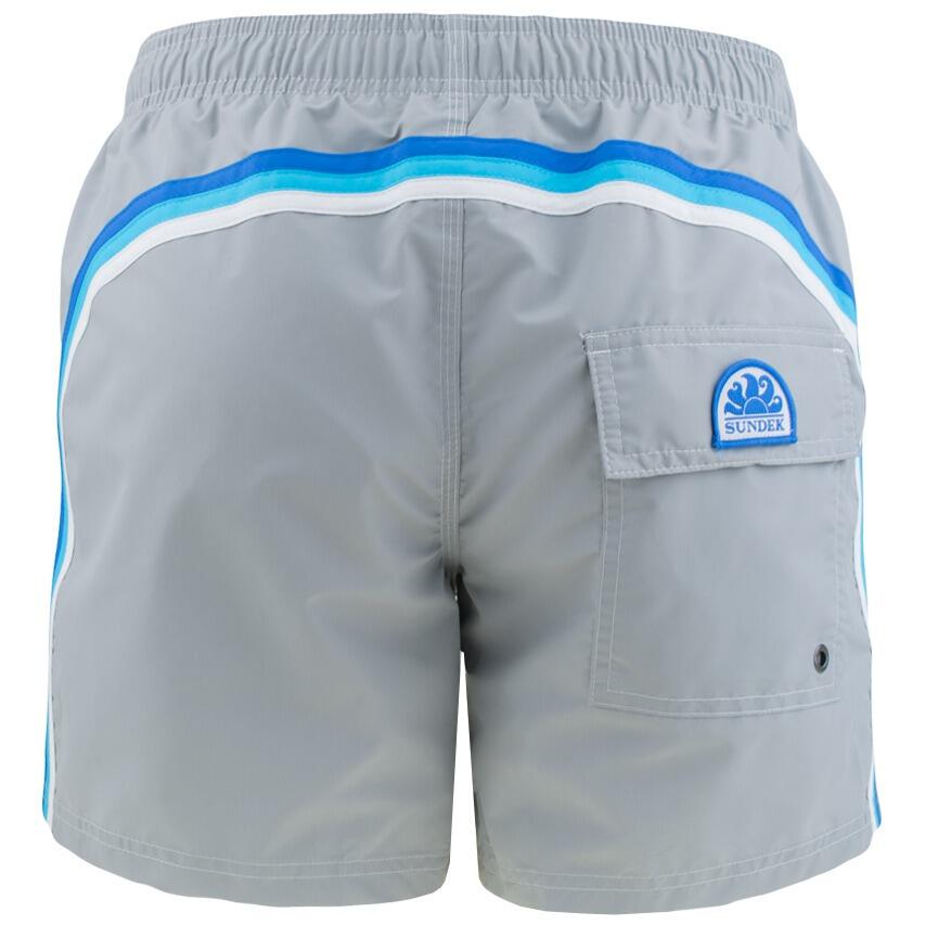 Heren Elastic Waist Zwemshort Grijs 02004 7/7