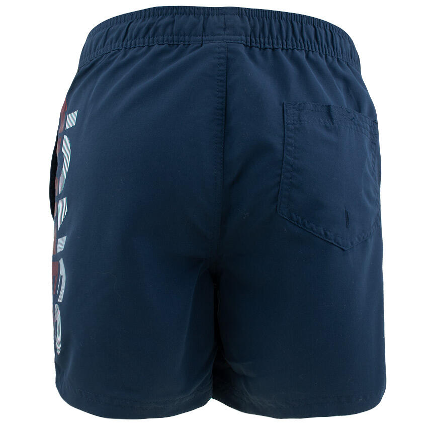 Heren Zwemshort Splice Logo Blauw II 4/4