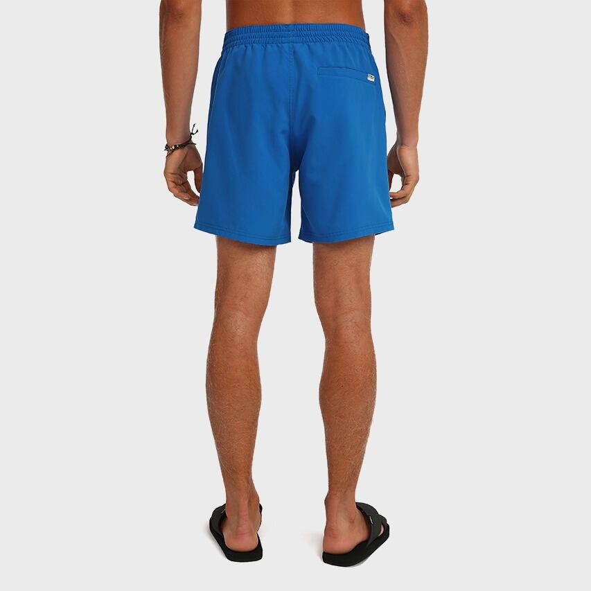 Heren Zwemshort Cali Logo Blauw II 3/5
