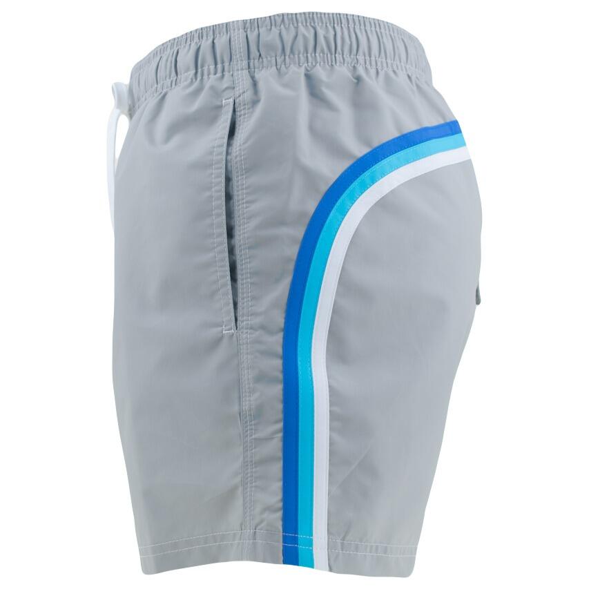 Heren Elastic Waist Zwemshort Grijs 02004 5/7