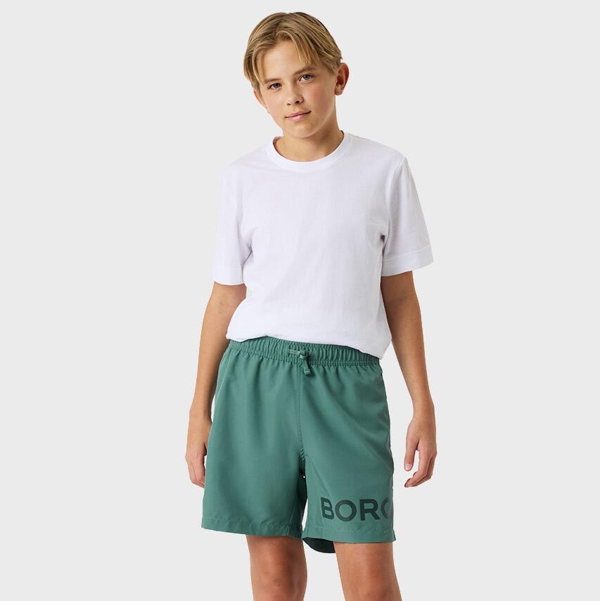 Kids Zwemshort Borg Logo Groen II 2/7