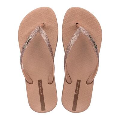 Dames teenslippers anatomic lolita bruin