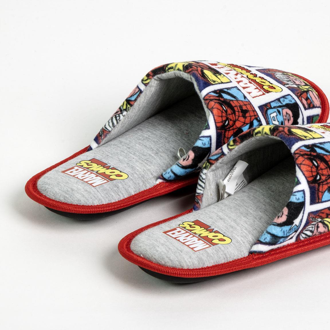 Pantoufles Marvel pour enfants, bout ouvert, en polyester, antidérapantes 6/6