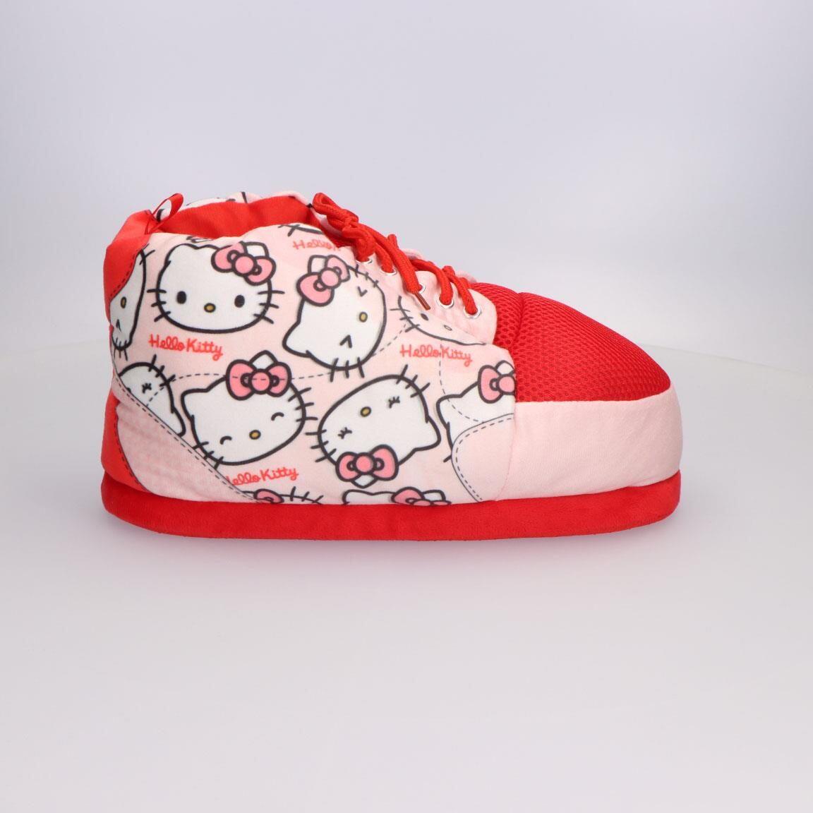 Pantufas infantis Hello Kitty em poliéster vermelho 2/4