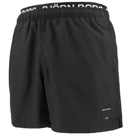 Short de bain homme Double Waistband Noir