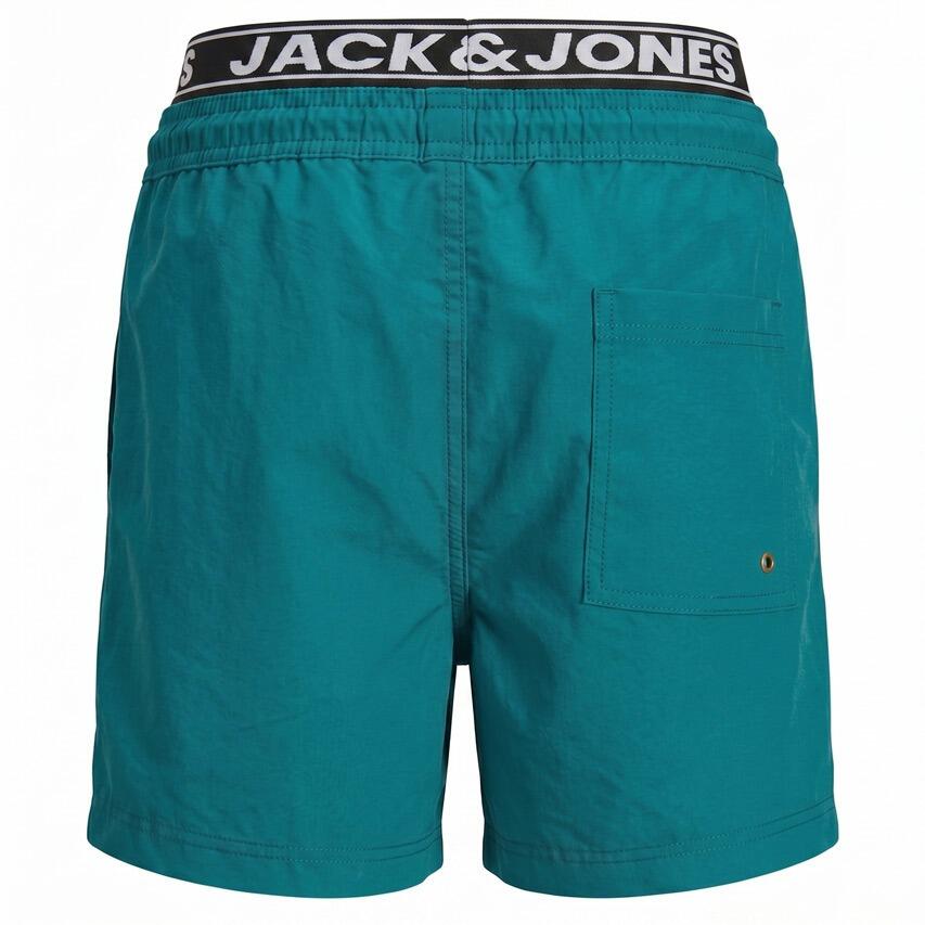 Heren Double Waistband Zwemshort Surf Blauw 6/6