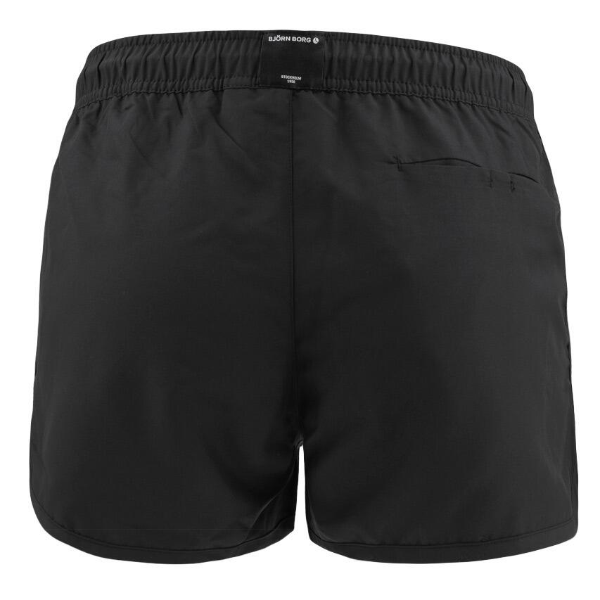 Heren Zwemshort Retro Basic Zwart 4/4