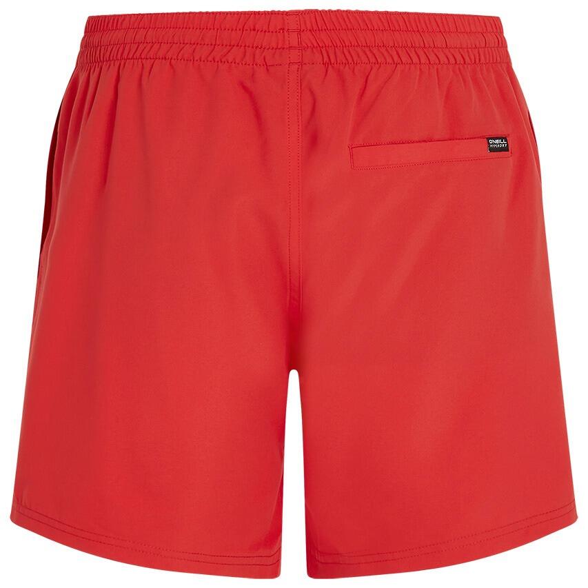 Heren Zwemshort Cali Logo Rood 5/5