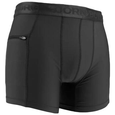 Heren rits zwemboxer stretch zwart