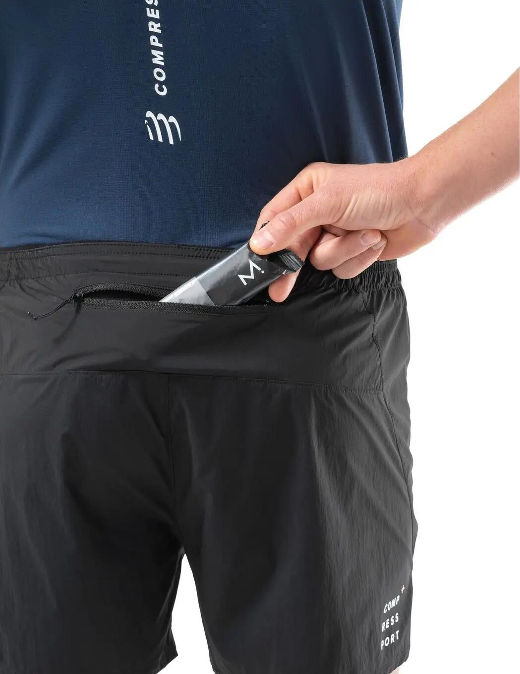 Compressport Pantalón Corto Performance Negro Hombre 4/5