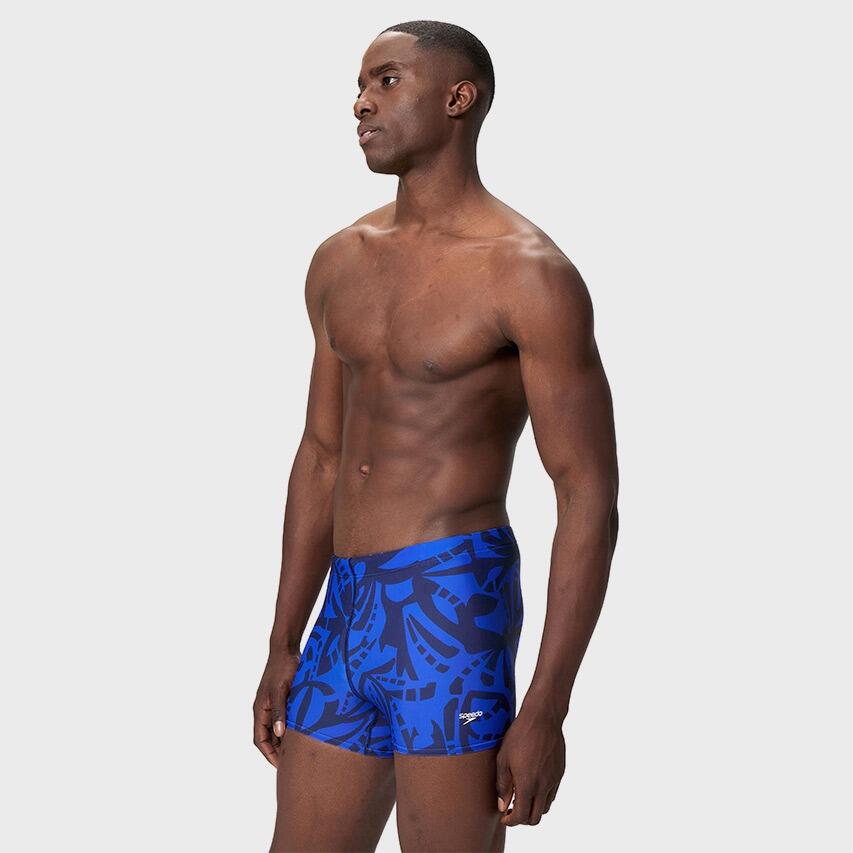 Heren Beachstar Square Leg Aquashort Blauw 3/7
