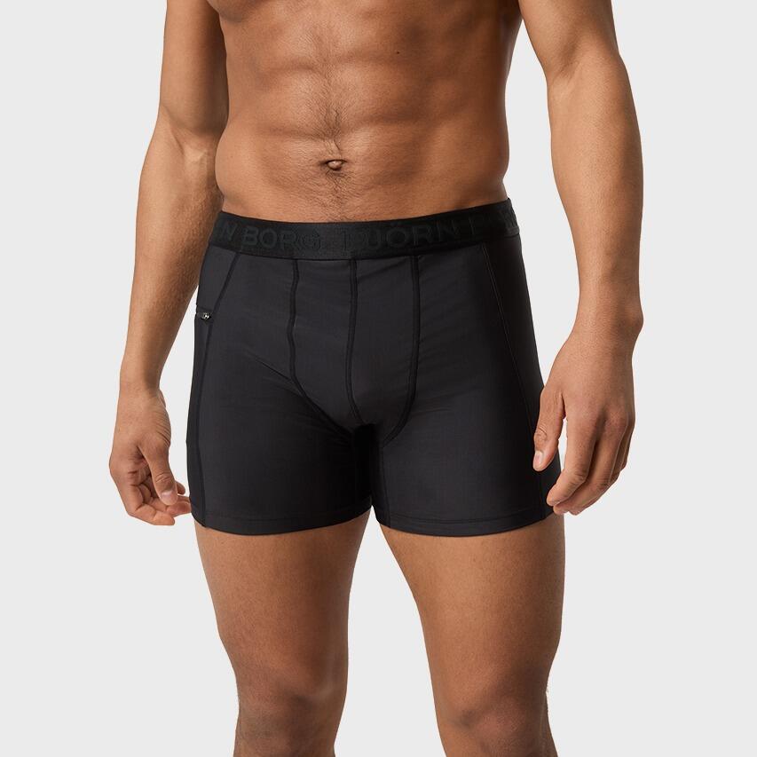 Heren Rits Zwemboxer Stretch Zwart 5/7