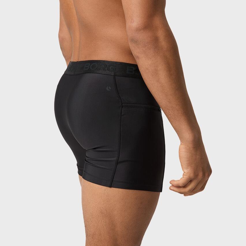 Heren Rits Zwemboxer Stretch Zwart 4/7